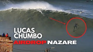 Lucas Chumbos Epic Ride at NAZARE  Incredible BIG WAVE SURFING [upl. by Jayne167]