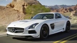 Mercedes SLS AMG Black Series Über 600 PS für den Flügeltürer [upl. by Yntirb]