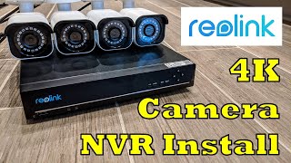 Reolink 4K Camera System Review and How to Install  RLK8800B4 [upl. by Largent531]