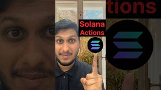 Solana new Actions and blinks [upl. by Watanabe]