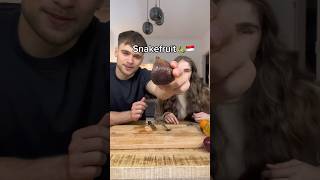 Wir probieren die VERRÜCKTESTEN Früchte 🐍🥭🥥🐲 couplegoals tastetest exotischefrüchte asmr [upl. by Nnairet]