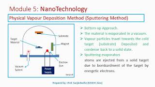 Physical Vapour Deposition Method Resistive method and Sputtering method [upl. by Asilak159]