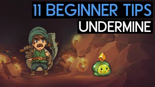 11 BEGINNER TIPS for UNDERMINE  Undermine Guide Part 1 [upl. by Irisa]