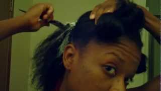 RELAX YOUR HAIR AT HOME STEP BY STEP GUIDE for ORS RELAXER [upl. by Varden403]