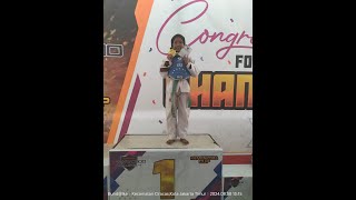 TAEKWONDO CHALLENGE 4 MENPORA AISYAH PUTRI SYAFIRA MI BUSTANU THULAB BIRU [upl. by Elleron910]