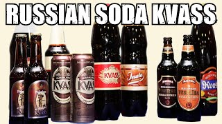 First Time Trying Russian Soda Kvass [upl. by Nauqyt153]