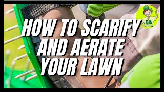 How to scarify and aerate your own lawn explained [upl. by Kimberly38]