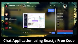 Chat App using Reactjs vitejs amp firebase  Free code [upl. by Analat]