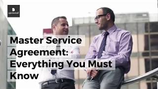 Master Service Agreement Everything You Must Know [upl. by Jocelyne]