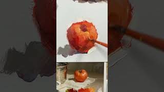 Increíble  Creando un Tomate 🍅 Paso a Paso 😍 Inténtalo art pintura [upl. by Talie]