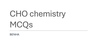 monosaccharide and disaccharides MCQs  BENHA [upl. by Patrice]