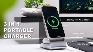 Discover 3 In 1 Portable Charging  Matrix 3In1 Universal Magnetic Charging Dock [upl. by Kristin]