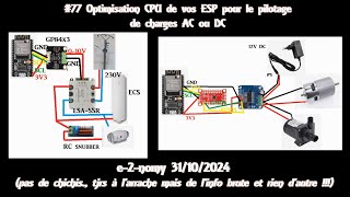 77 optimisation CPU de vos ESP pour le pilotagegradation de vos charges AC ou DC [upl. by Junko]