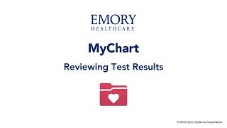 Reviewing Your Test Results in MyChart Spanish captions [upl. by Zsazsa991]