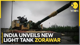 Zorawar Tank Indian counter to Chinese light battle tanks  World News  WION [upl. by Staford]