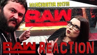 MANCHESTER 2017 WWE RAW REACTION 6TH NOVEMBER 2017 [upl. by Marquita]