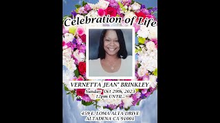 VERNETTA JEAN’ BRINKLEY RIP [upl. by Rufus]