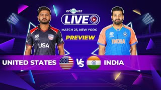 T20 World Cup  USA vs India Preview [upl. by Anawat]