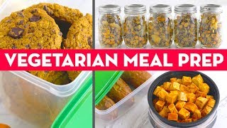 Vegetarian Meal Prep Recipes for Breakfast Lunch and Dinner Meal Planning  Mind Over Munch [upl. by Pancho]