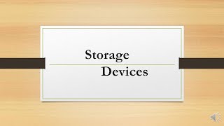 Storage devices for grade 6 students  ICT  English medium [upl. by Cherry]