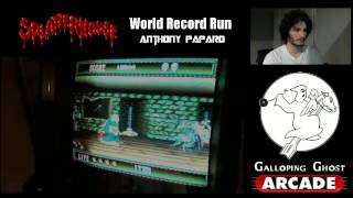 GALLOPING GHOST ARCADE Splatterhouse World Record by Anthony Paparo [upl. by Repohtsirhc]