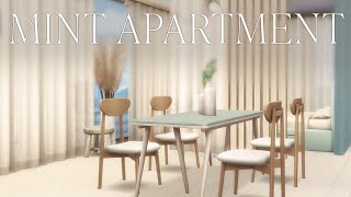 mint starter apartment  1310 21 chic street  the sims 4  speedbuild [upl. by Julie971]