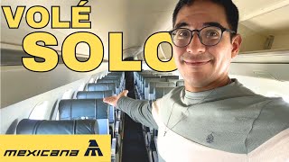 ¿Cómo es volar con Mexicana Volé un avión completamente SOLO 🤯 al AIFA en CDMX ✈️ [upl. by Kinelski]