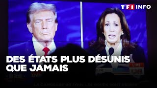 Présidentielle américaine  des États plus désunis que jamais｜TF1 INFO [upl. by Eibot347]