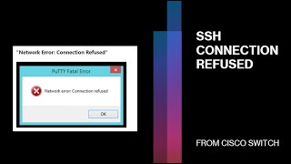 How to Fix the SSH “Connection Refused” Error During Cisco Switch Login  no Crypto Key Configured [upl. by Nylavad]