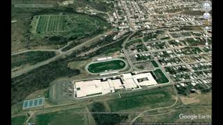 1993 to 2016 Tamaqua Area High School  Middle School Google Earth imagery [upl. by Wandy108]