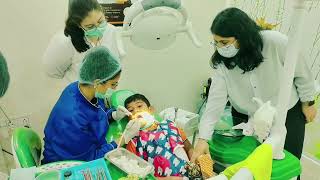 Kids Friendly Dental Clinic Treatment Procedure Delhi [upl. by Barrington]