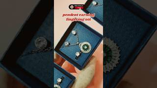 Pendent earning Fingering set jewellery fashion viralvideo viralshorts shorts shortsfeed [upl. by Kinchen]