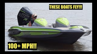 RIDING IN SOME OF THE FASTEST HIGH PERFORMANCE BASS BOATS IN THE WORLD ALLISON PERFORMANCE BOATS [upl. by Caralie]