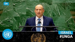 🇮🇱 Israel  Prime Minister Addresses United Nations General Debate 76th Session English  UNGA [upl. by Noteek]