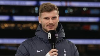 Timo Werner’s postmatch interview after Brentford win [upl. by Eneryc]