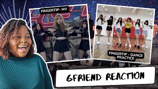 GFRIEND  FINGERTIP MV AND DANCE PRACTICE REACTION 여자친구 [upl. by Elane]