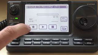 Icom 7100 Voice TX Keyer Feature Demonstration [upl. by Eleahcim566]