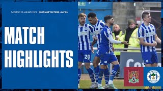 Match Highlights  Northampton Town 1 Latics 1 [upl. by Omocaig]