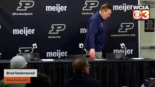 Illinois basketball postgame at Purdue [upl. by Nilpik774]