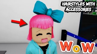 Brookhaven HAIRSTYLES WITH ACCESSORIES ID Codes  HAIR OUTFIT 2024 Roblox Ids  brookhavenidcodes [upl. by Zebulon148]