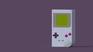 Gameboy 3D Modeling  Autodesk Maya  Aeonion Le [upl. by Aralk]