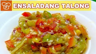 How to Make Ensaladang Talong  Pinoy Easy Recipes [upl. by Rbma65]