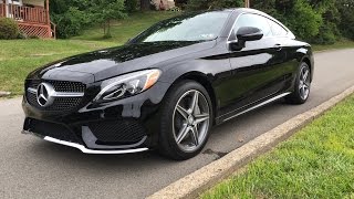 2017 Mercedes C300 Coupe Review [upl. by Sidon246]