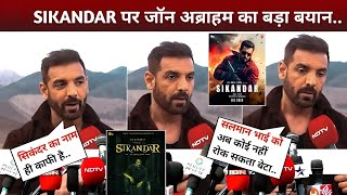 SIKANDAR movie update  Salman Khan John Abraham reaction  Sikandar movie trailer [upl. by Anneres]