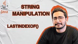 COMP101 JAVA  STRING MANIPULATION  LastIndexOf Methodu [upl. by Ihcelek]