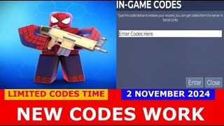 NEW CODES NOVEMBER 2 2024 🔥NEW FORTBLOX ROBLOX  LIMITED CODES TIME [upl. by Arim335]