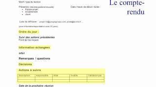 Outils dorganisation projet 39 [upl. by Ingaberg489]