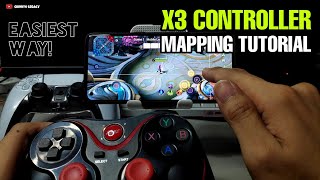 HOW TO MAP X3 CONTROLLER IN EASIEST WAY  UNBOXING amp TESTING [upl. by Atsyrc]