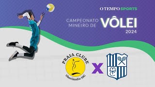 PRAIA CLUBE x ITAMBÉ MINAS  AO VIVO E COM IMAGENS  CAMPEONATO MINEIRO CODEMG 2024 [upl. by Sabec]