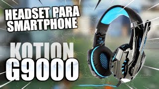 Review Headset Gaming para Smartphone Kotion Each G9000 [upl. by Anayik]